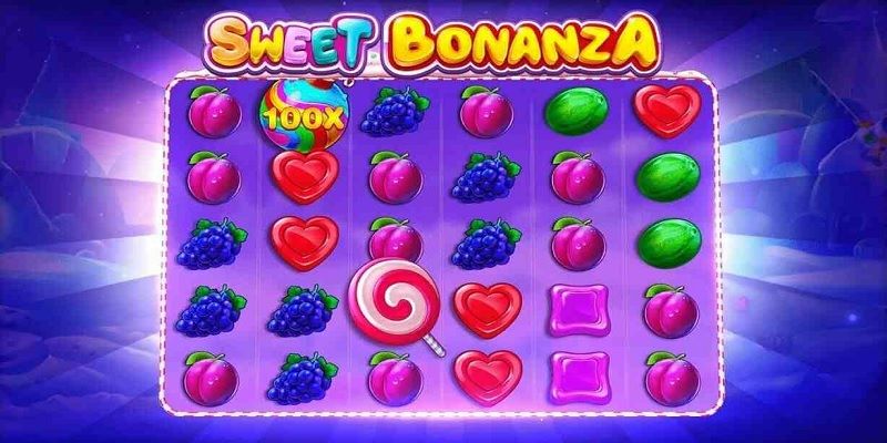 Giao diện minh họa game quay hũ Sweet Bonanza